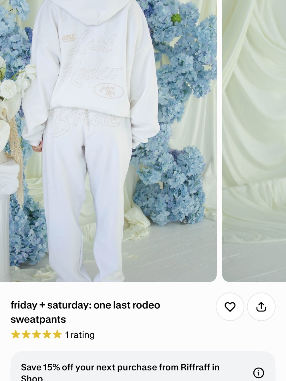 White Cozy Track Joggers